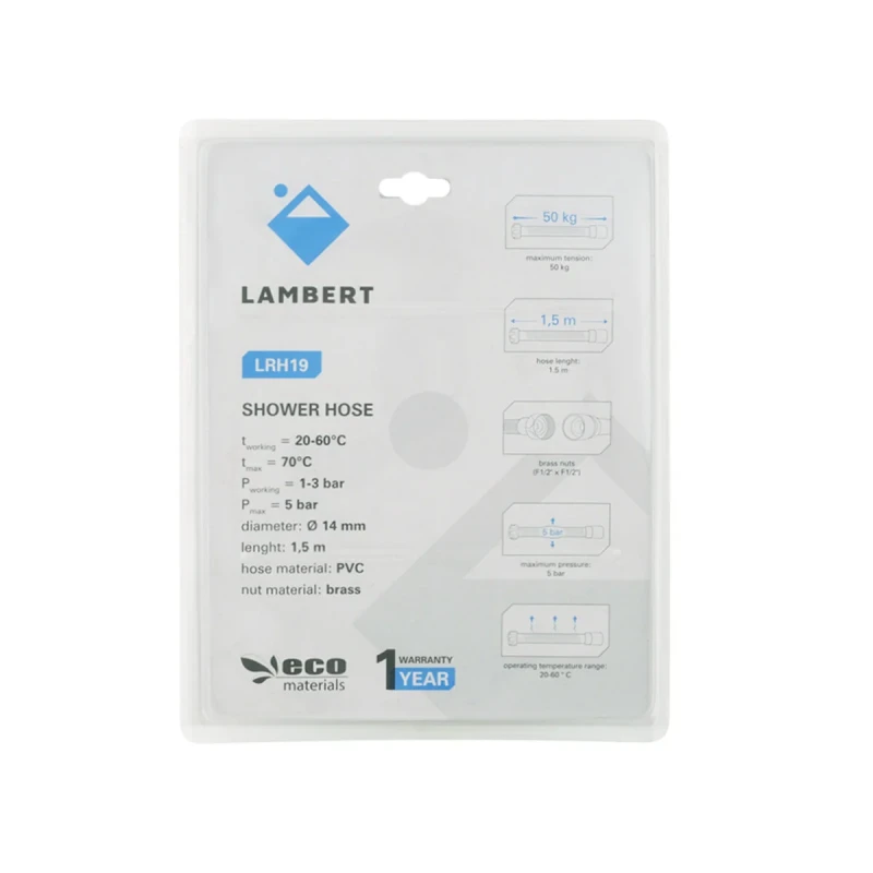 Шланг душовий Lambert LRH19 1.5м