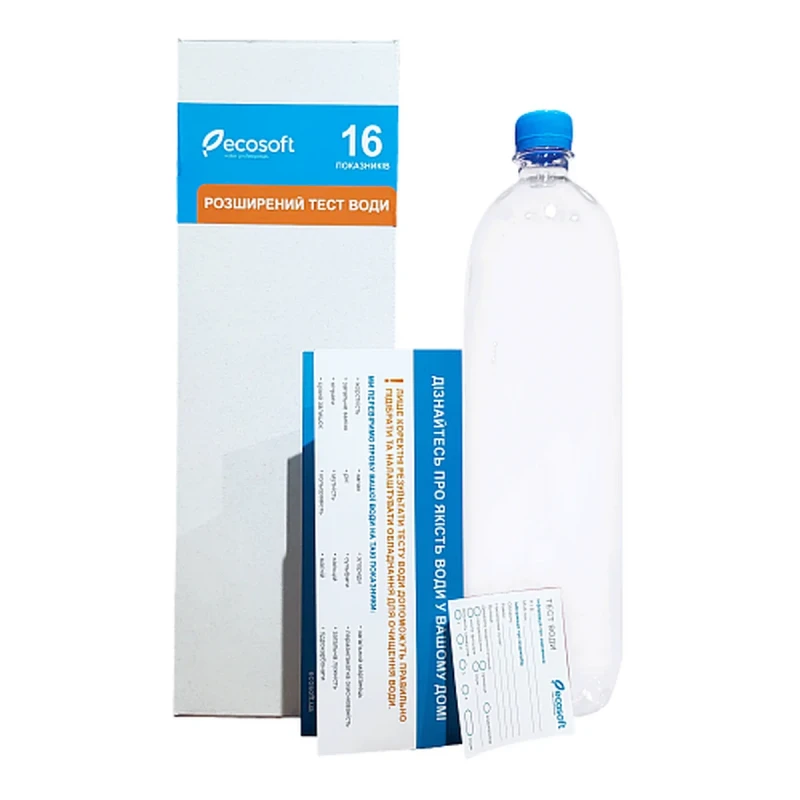 Розширений тест води Ecosoft BOTTLE 15