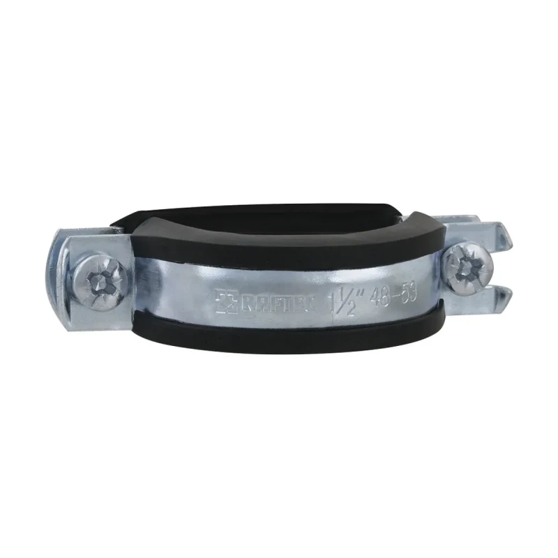 Хомут трубний Raftec (гайка (М8+10)+шуруп) 1 1/2