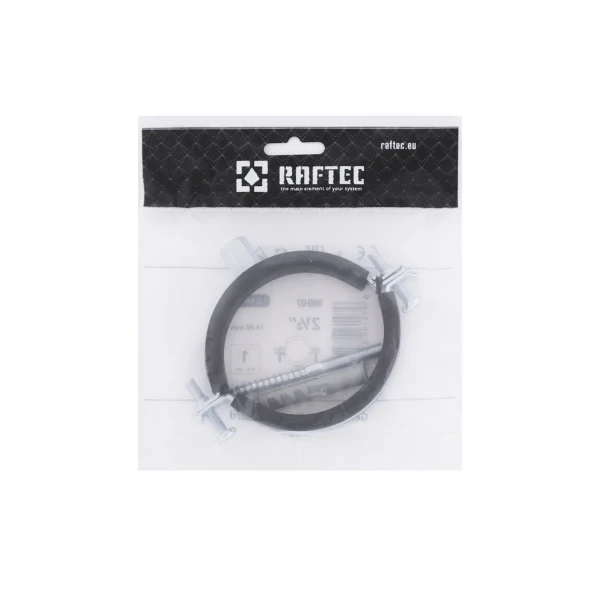 Хомут трубный Raftec (гайка (М8+10)+шуруп) 2 1/2