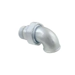 Американка оцинкованная угловая Gebo ВЗ DN40 1 1/2