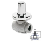 Кран шаровой под штукатурку PPR Ekoplastik 20мм SVEKPLK020