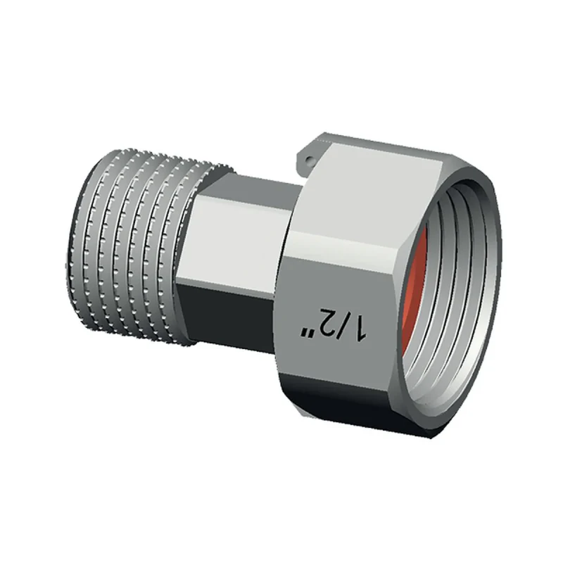 Полузгон с накидной гайкой для счетчика Raftec 3/4