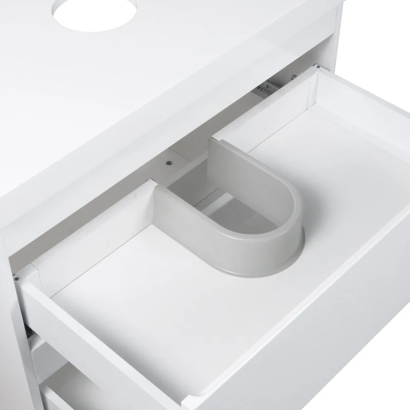 Тумба Lambert Lambrusco White LL700W под накладные умывальники