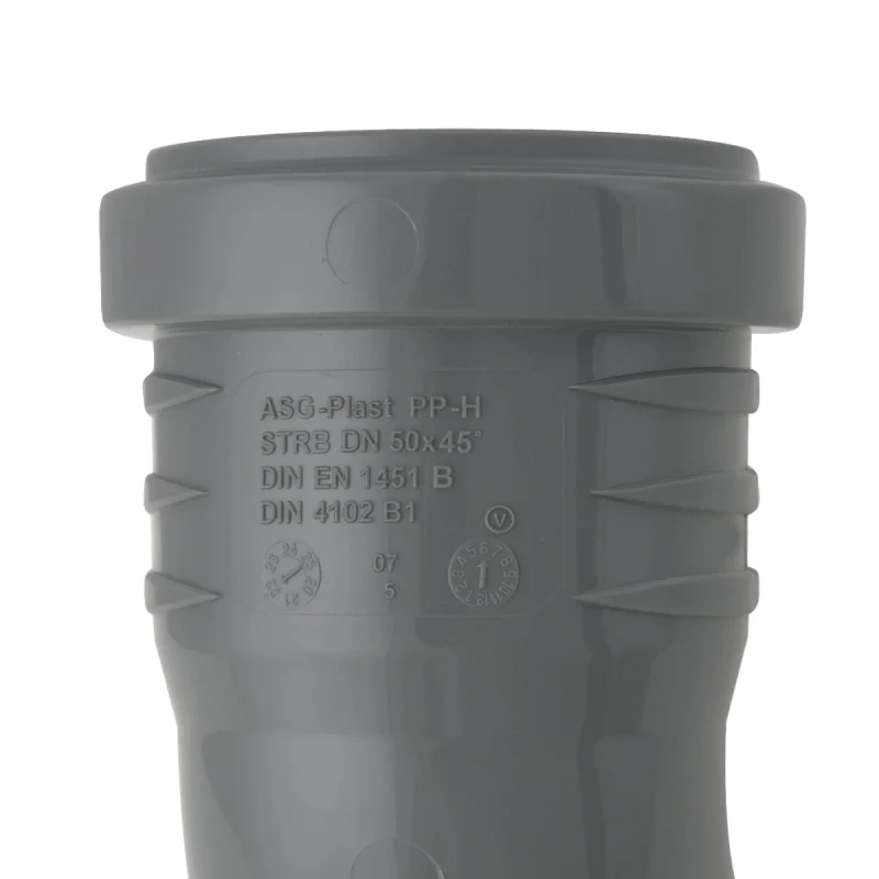 Коліно ASG HTR ф50 мм x45°