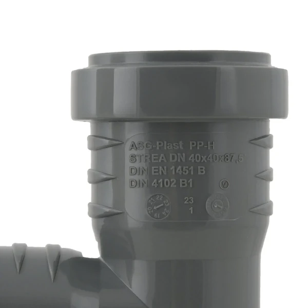 Тройник внутренний ASG HTR ф40мм x87°