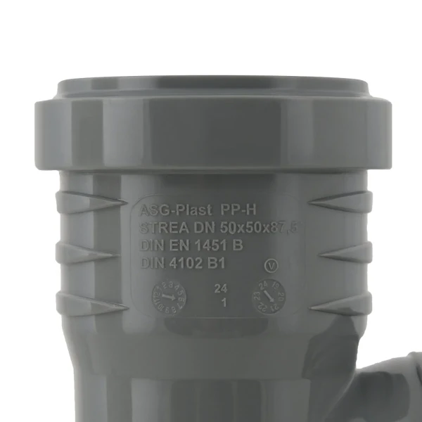 Тройник внутренний ASG HTR ф50мм x87°