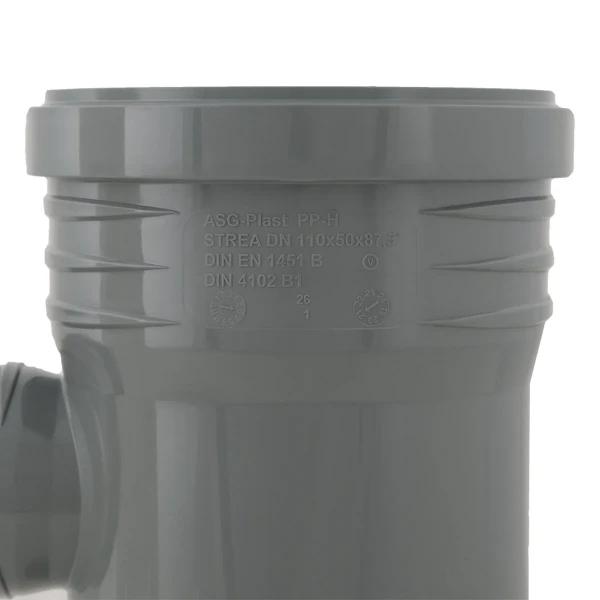 Тройник внутренний ASG HTR ф110х50мм x87°