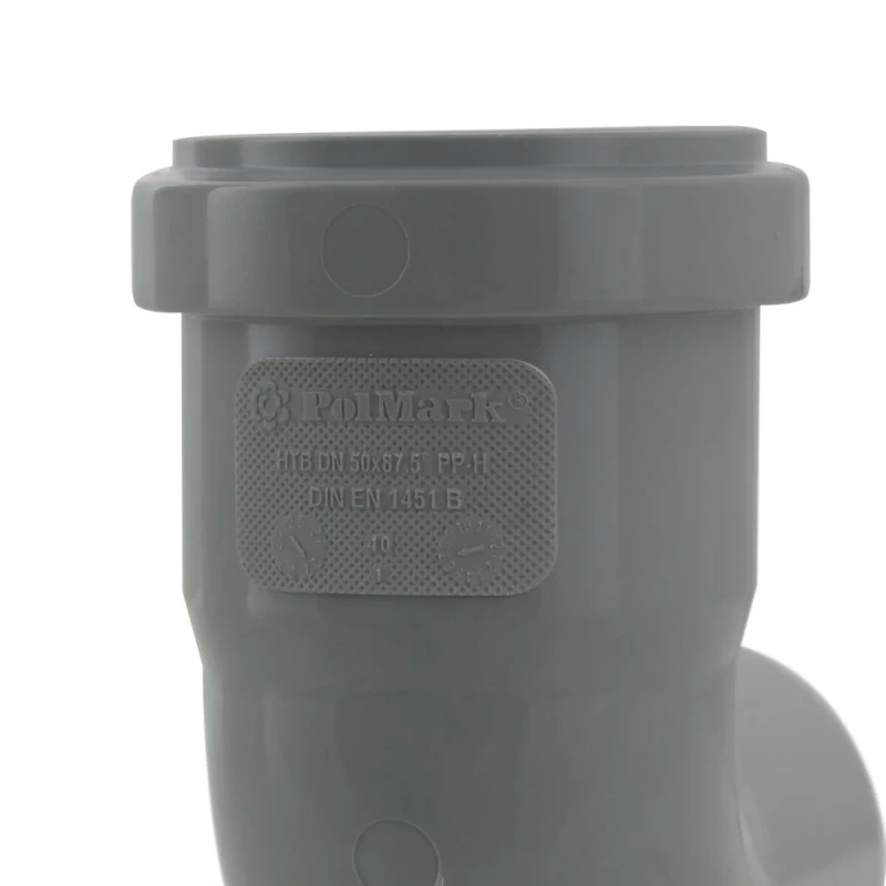 Колено внутреннее Polmark ф 50мм x87.5°