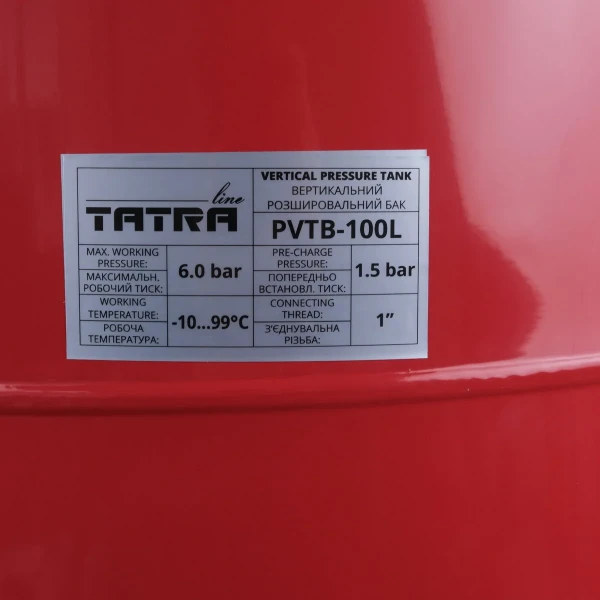 Бак круглый для отопления 100 л. TATRA-line VT100