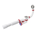 Сифон для ванны Polmark с ревизией/с выпуском 1 1/2