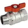 Кран шаровой Giacomini DN25 (1’’) ЗВ R254X005 бабочка