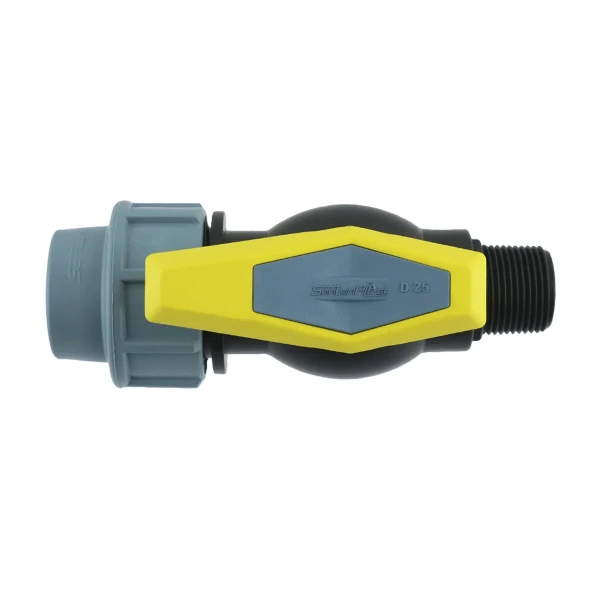 Кран кульовий ПНД SantehPlast 25мм 3/4