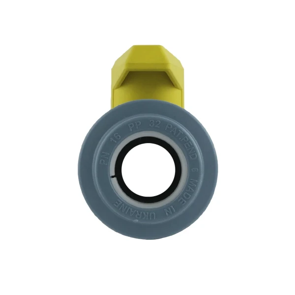 Кран кульовий ПНД SantehPlast 32x32 мм