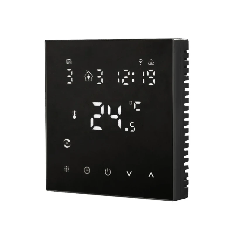 Цифровий терморегулятор для теплої підлоги Raftec WiFI (BLACK) R607B