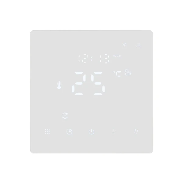 Цифровой терморегулятор для теплого пола Raftec WiFI (WHITE) R608W