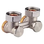 Кран радиаторный угловой Giacomini для нижнего подключения 3/4