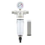 Самопромивний фільтр з манометром 1/2