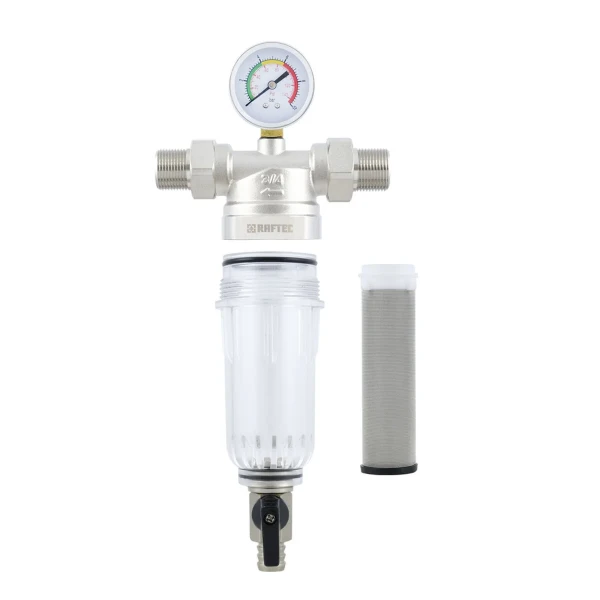 Самопромивний фільтр з манометром 3/4