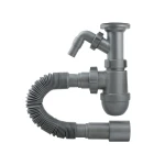 Сифон для умивальника з відведенням під пральну машину SantehPlast 1 1/2