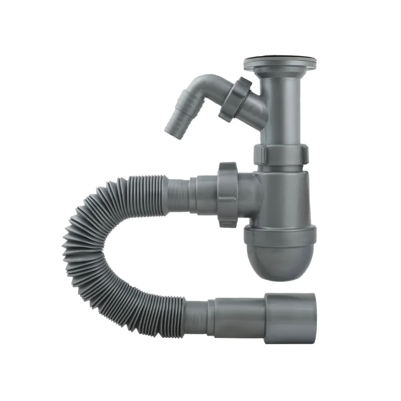 Сифон для умивальника з відведенням під пральну машину SantehPlast 1 1/2