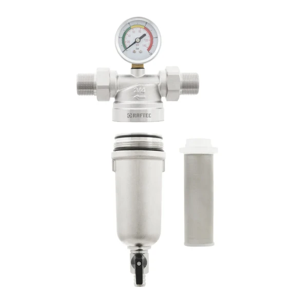 Самопромивний фільтр з манометром 3/4