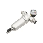 Самопромивний фільтр з манометром 3/4