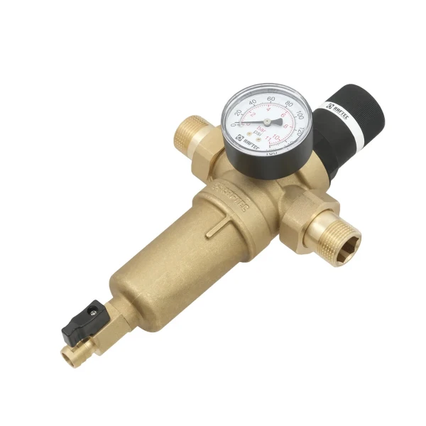 Самопромивний фільтр з редуктором для гарячої води 3/4