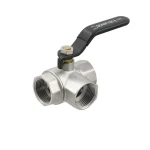 Кран кульовий триходовий Raftec BLACK DN20 13/4