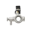 Кран кульовий з дренажем Raftec BLACK DN15 1/2