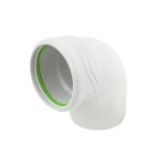 Колено внутреннее бесшумное ASG S-LINE ф 110мм x87°