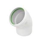 Коліно внутрішнє безшумне ASG S-LINE ф 110мм x45°