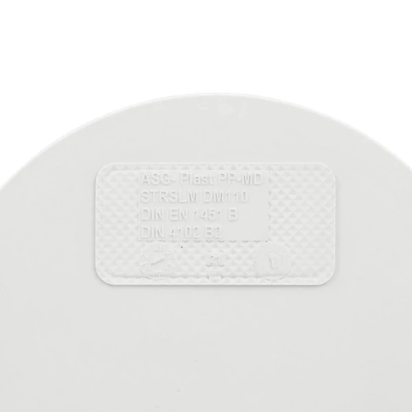 Заглушка внутренняя бесшумная ASG S-LINE ф 110мм