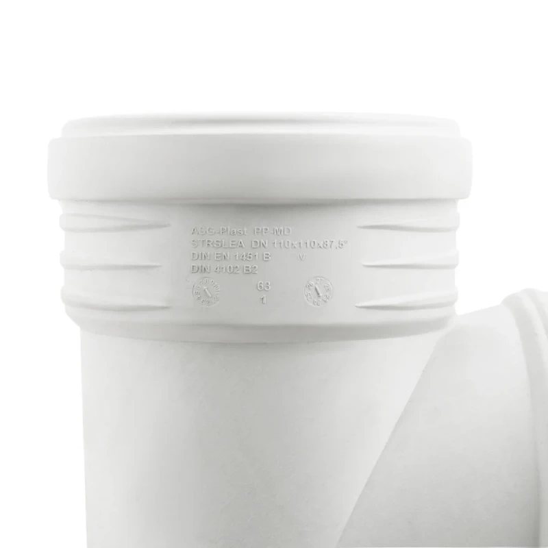 Трійник внутрішній безшумний ASG S-LINE ф 110мм x87.5°