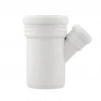 Трійник внутрішній безшумний ASG S-LINE ф 110x50 мм x45°