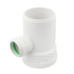 Тройник внутренний бесшумный ASG S-LINE ф 110x50 мм x87.5°