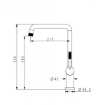 Смеситель для кухни VENTA BI472FG