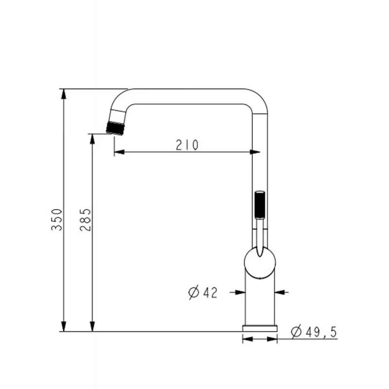 Смеситель для кухни VENTA BI472FG