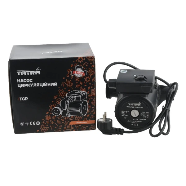 Циркуляционный насос TATRA-line TCP 25-80/180 (с кабелем)
