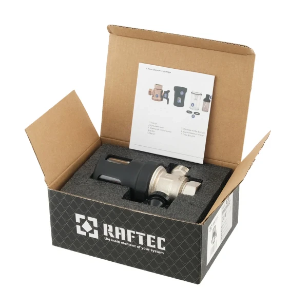 Фільтр магнітний кутовий з накидною гайкою 3/4