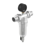 Самопромивний фільтр з манометром для холодної води 1