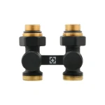 Термокомплект нижнего подключения прямой с термоголовкой Raftec WHITE DSHU11-B