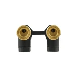 Термокомплект нижнего подключения прямой с термоголовкой Raftec WHITE DSHU11-B