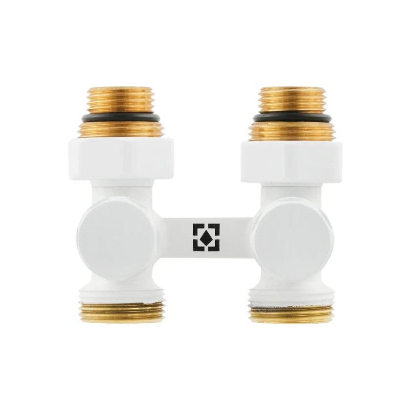 Термокомплект нижнього підключення прямий з термоголовкою Raftec WHITE DSHU11-W