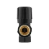 Комплект для підключення радіатора кутовий Raftec BLACK 1/2
