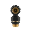 Комплект для підключення радіатора кутовий Raftec BLACK 1/2