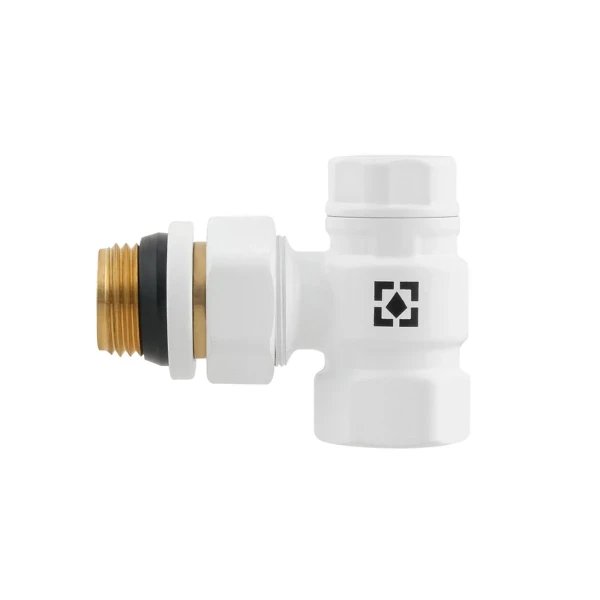 Комплект для подключения радиатора угловой Raftec WHITE 1/2