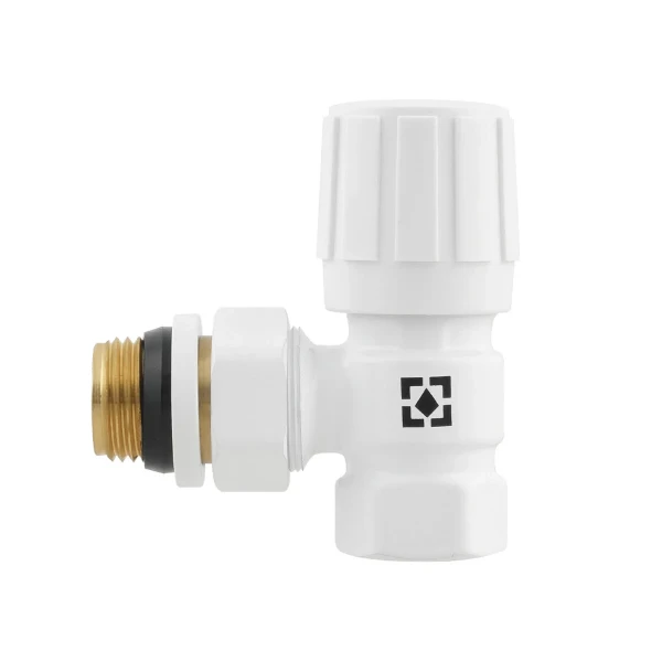 Комплект для подключения радиатора угловой Raftec WHITE 1/2