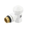 Комплект для підключення радіатора кутовий Raftec WHITE 1/2