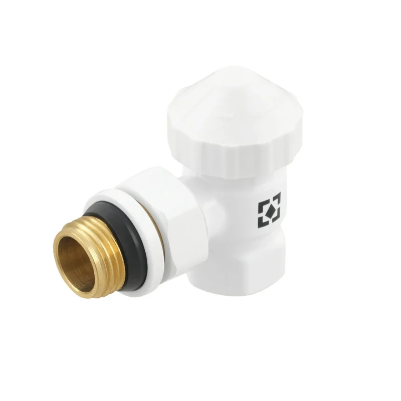 Комплект для підключення радіатора кутовий Raftec WHITE 1/2